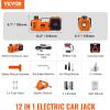 imageVEVOR Electric Car Jack 5 Ton11023 LBS Hydraulic Jack Lift with Electric Impact Wrench Builtin Inflatable Pump and LED Light for SUV MPV Sedan Truck Change Tires Garage Repairwith Electric Wrench
