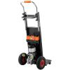imageVEVOR Electric Stair Climbing Dolly 880lbs Electric Stair Climbing Hand Trucks with 1575in Rope ampamp Extendable Handle Heavy Duty Stair Climber for Warehouse Logistics Moving FurnitureBlueBlack
