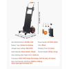imageVEVOR Electric Stair Climbing Dolly 880lbs Electric Stair Climbing Hand Trucks with 1575in Rope ampamp Extendable Handle Heavy Duty Stair Climber for Warehouse Logistics Moving FurnitureBlueBlack
