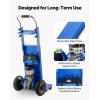 imageVEVOR Electric Stair Climbing Dolly 880lbs Electric Stair Climbing Hand Trucks with 1575in Rope ampamp Extendable Handle Heavy Duty Stair Climber for Warehouse Logistics Moving FurnitureBlueBlue