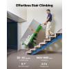 imageVEVOR Electric Stair Climbing Dolly 880lbs Electric Stair Climbing Hand Trucks with 1575in Rope ampamp Extendable Handle Heavy Duty Stair Climber for Warehouse Logistics Moving FurnitureBlueGreen