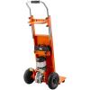 imageVEVOR Electric Stair Climbing Dolly 880lbs Electric Stair Climbing Hand Trucks with 1575in Rope ampamp Extendable Handle Heavy Duty Stair Climber for Warehouse Logistics Moving FurnitureBlueOrange