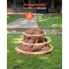 imageVEVOR Faux Rock Cover Outdoor Fake Rock Well Pump Cover Realistic Natural Texture Lightweight ampamp WeatherResistant Artificial Boulder for Landscaping Garden Yard Dcor Sandy Brown Small SizeIrregular conesmall sizebrown