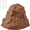 imageVEVOR Faux Rock Cover Outdoor Fake Rock Well Pump Cover Realistic Natural Texture Lightweight ampamp WeatherResistant Artificial Boulder for Landscaping Garden Yard Dcor Sandy Brown Small SizeIrregular conesmall sizebrown