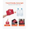 imageVEVOR First Aid Kit 500 Pieces 600D Nylon Large Survival First Aid Bag Emergency Medical Supplies for Home Car Office Travel Camping Truck Hiking Sports Vehicle and Outdoor EmergenciesRed