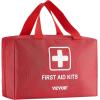 imageVEVOR First Aid Kit 500 Pieces 600D Nylon Large Survival First Aid Bag Emergency Medical Supplies for Home Car Office Travel Camping Truck Hiking Sports Vehicle and Outdoor EmergenciesRed