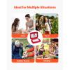 imageVEVOR First Aid Kit 500 Pieces 600D Nylon Large Survival First Aid Bag Emergency Medical Supplies for Home Car Office Travel Camping Truck Hiking Sports Vehicle and Outdoor EmergenciesRed