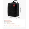 imageVEVOR First Aid Kit 500 Pieces 600D Nylon Large Survival First Aid Bag Emergency Medical Supplies for Home Car Office Travel Camping Truck Hiking Sports Vehicle and Outdoor EmergenciesBlack
