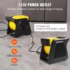 imageVEVOR Floor Blower 1560 RPM 4000 CFM Air Mover for Drying and Cooling Portable Carpet Dryer Fan with 3 Blowing Angles Timer 3Speeds Adjustment for Janitorial Home Commercial Use600 CFM