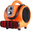 imageVEVOR Floor Blower 1560 RPM 4000 CFM Air Mover for Drying and Cooling Portable Carpet Dryer Fan with 3 Blowing Angles Timer 3Speeds Adjustment for Janitorial Home Commercial Use1000 CFM