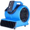 imageVEVOR Floor Blower 1560 RPM 4000 CFM Air Mover for Drying and Cooling Portable Carpet Dryer Fan with 3 Blowing Angles Timer 3Speeds Adjustment for Janitorial Home Commercial Use2600 CFM