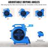 imageVEVOR Floor Blower 1560 RPM 4000 CFM Air Mover for Drying and Cooling Portable Carpet Dryer Fan with 3 Blowing Angles Timer 3Speeds Adjustment for Janitorial Home Commercial Use2600 CFM