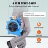 imageVEVOR Floor Blower 1560 RPM 4000 CFM Air Mover for Drying and Cooling Portable Carpet Dryer Fan with 3 Blowing Angles Timer 3Speeds Adjustment for Janitorial Home Commercial Use2600 CFM