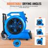 imageVEVOR Floor Blower 1560 RPM 4000 CFM Air Mover for Drying and Cooling Portable Carpet Dryer Fan with 3 Blowing Angles Timer 3Speeds Adjustment for Janitorial Home Commercial Use490 x 400 x 480 mm