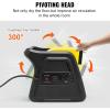 imageVEVOR Floor Blower 1560 RPM 4000 CFM Air Mover for Drying and Cooling Portable Carpet Dryer Fan with 3 Blowing Angles Timer 3Speeds Adjustment for Janitorial Home Commercial Use600 CFM
