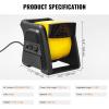 imageVEVOR Floor Blower 1560 RPM 4000 CFM Air Mover for Drying and Cooling Portable Carpet Dryer Fan with 3 Blowing Angles Timer 3Speeds Adjustment for Janitorial Home Commercial Use600 CFM