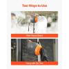 imageVEVOR Foam Machine 115 W Party Foam Cannon Portable Foam Maker with a Tripod Stand Powerful Foam Party Machine for Backyard Pool Outdoor Events Birthdays Celebrations and Party Grey ampamp YellowOrange