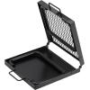 imageVEVOR Folding Campfire Grill Heavy Duty Steel Mesh Grate 224quot Portable Camping Grates Over Fire Pit Camp Fire Cooking Equipment with Legs Carrying Bag Grilling Rack for Outdoor Open Flame Cooking22411 inch