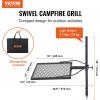 imageVEVOR Folding Campfire Grill Heavy Duty Steel Mesh Grate 224quot Portable Camping Grates Over Fire Pit Camp Fire Cooking Equipment with Legs Carrying Bag Grilling Rack for Outdoor Open Flame Cooking1616 inch