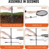 imageVEVOR Folding Campfire Grill Heavy Duty Steel Mesh Grate 224quot Portable Camping Grates Over Fire Pit Camp Fire Cooking Equipment with Legs Carrying Bag Grilling Rack for Outdoor Open Flame Cooking1414 inch