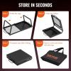 imageVEVOR Folding Campfire Grill Heavy Duty Steel Mesh Grate 224quot Portable Camping Grates Over Fire Pit Camp Fire Cooking Equipment with Legs Carrying Bag Grilling Rack for Outdoor Open Flame Cooking22411 inch
