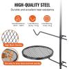 imageVEVOR Folding Campfire Grill Heavy Duty Steel Mesh Grate 224quot Portable Camping Grates Over Fire Pit Camp Fire Cooking Equipment with Legs Carrying Bag Grilling Rack for Outdoor Open Flame Cooking1414 inch