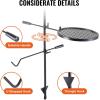 imageVEVOR Folding Campfire Grill Heavy Duty Steel Mesh Grate 224quot Portable Camping Grates Over Fire Pit Camp Fire Cooking Equipment with Legs Carrying Bag Grilling Rack for Outdoor Open Flame Cooking1414 inch
