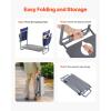 imageVEVOR Folding Garden Kneeler and Seat Heavy Duty Widened 8quot EVA Foam Pad Portable Garden Stool with Tool Bags Gardening Bench to Relieve Knee ampamp Back Pain Great Gifts for Seniors Women ParentsBlue