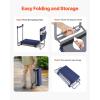 imageVEVOR Folding Garden Kneeler and Seat Heavy Duty Widened 8quot EVA Foam Pad Portable Garden Stool with Tool Bags Gardening Bench to Relieve Knee ampamp Back Pain Great Gifts for Seniors Women ParentsOrange  White