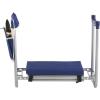 imageVEVOR Folding Garden Kneeler and Seat Heavy Duty Widened 8quot EVA Foam Pad Portable Garden Stool with Tool Bags Gardening Bench to Relieve Knee ampamp Back Pain Great Gifts for Seniors Women ParentsOrange  White