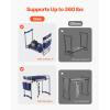 imageVEVOR Folding Garden Kneeler and Seat Heavy Duty Widened 8quot EVA Foam Pad Portable Garden Stool with Tool Bags Gardening Bench to Relieve Knee ampamp Back Pain Great Gifts for Seniors Women ParentsOrange  White