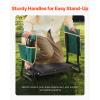 imageVEVOR Folding Garden Kneeler and Seat Heavy Duty Widened 8quot EVA Foam Pad Portable Garden Stool with Tool Bags Gardening Bench to Relieve Knee ampamp Back Pain Great Gifts for Seniors Women ParentsGreen