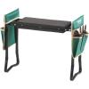 imageVEVOR Folding Garden Kneeler and Seat Heavy Duty Widened 8quot EVA Foam Pad Portable Garden Stool with Tool Bags Gardening Bench to Relieve Knee ampamp Back Pain Great Gifts for Seniors Women ParentsGreen