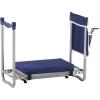 imageVEVOR Folding Garden Kneeler and Seat Heavy Duty Widened 8quot EVA Foam Pad Portable Garden Stool with Tool Bags Gardening Bench to Relieve Knee ampamp Back Pain Great Gifts for Seniors Women ParentsOrange  White