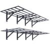 imageVEVOR Garage Shelving Wall Mounted 2 x 6 ft Heavy Duty Shelves 1600 lbs Load Capacity Storage Rack Floating Pack Suitable for Shop Shed Storage Black HL24721600LBS