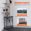 imageVEVOR Garden Tool Organizer 19 Slots Yard Tool Tower Rack for Garage Organization and Storage Hold LongHandled ToolRakeBroomShovel PP Garden Tool Stand Holder Organizer for Yard Shed Outdoor