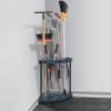 imageVEVOR Garden Tool Organizer 19 Slots Yard Tool Tower Rack for Garage Organization and Storage Hold LongHandled ToolRakeBroomShovel PP Garden Tool Stand Holder Organizer for Yard Shed Outdoor