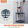 imageVEVOR Garden Tool Organizer 19 Slots Yard Tool Tower Rack for Garage Organization and Storage Hold LongHandled ToolRakeBroomShovel PP Garden Tool Stand Holder Organizer for Yard Shed Outdoor