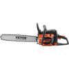imageVEVOR Gas Chainsaw 58CC 2Cycle Gasoline Powered Chainsaw 20 Inch Handheld Cordless Petrol Chain Saws For Forest Wood Garden and Farm Cutting Use