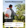 imageVEVOR Gas Powered Backpack Sprayer 265CC 09HP Engine Garden Sprayer with 65 Gallon Tank Large Area Coverage Lawn Spraying Machine with 24 in Wand ampamp Nozzles for Efficient Gardening ampamp Farming5 Gal Backpack Sprayer