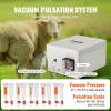 imageVEVOR Goat Milking Machine 12 L 304 Stainless Steel Bucket Electric Automatic Pulsation Vacuum Milker Portable Milker with FoodGrade Silicone Cups and Tubes Adjustable Suction for Cows and Sheep3 L