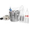 imageVEVOR Goat Milking Machine 12 L 304 Stainless Steel Bucket Electric Automatic Pulsation Vacuum Milker Portable Milker with FoodGrade Silicone Cups and Tubes Adjustable Suction for Cows and Sheep12 L