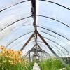 imageVEVOR Greenhouse Plastic Sheeting 8 x 25 ft 6 Mil Thickness UV Resistant Clear Polyethylene Film Hoop Green House Cover for Farms Agriculture Garden10 x 25 ft