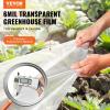 imageVEVOR Greenhouse Plastic Sheeting 8 x 25 ft 6 Mil Thickness UV Resistant Clear Polyethylene Film Hoop Green House Cover for Farms Agriculture Garden12 x 50 ft