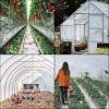 imageVEVOR Greenhouse Plastic Sheeting 8 x 25 ft 6 Mil Thickness UV Resistant Clear Polyethylene Film Hoop Green House Cover for Farms Agriculture Garden20 x 100 ft
