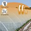 imageVEVOR Greenhouse Plastic Sheeting 8 x 25 ft 6 Mil Thickness UV Resistant Clear Polyethylene Film Hoop Green House Cover for Farms Agriculture Garden25 x 40 ft