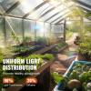 imageVEVOR Greenhouse Plastic Sheeting 8 x 25 ft 6 Mil Thickness UV Resistant Clear Polyethylene Film Hoop Green House Cover for Farms Agriculture Garden25 x 25 ft