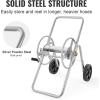 imageVEVOR Hose Reel Cart Hold Up to 300 ft of 58 Hose Garden Water Hose Carts Mobile Tools with 4 Wheels Heavy Duty PowderCoated Steel Outdoor Planting with Storage Basket for Garden Yard Lawn175 ft