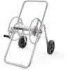 imageVEVOR Hose Reel Cart Hold Up to 300 ft of 58 Hose Garden Water Hose Carts Mobile Tools with 4 Wheels Heavy Duty PowderCoated Steel Outdoor Planting with Storage Basket for Garden Yard Lawn175 ft