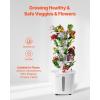 imageVEVOR Hydroponic Growing System with Grow Light 30 Pods Vertical 6 Tiers Hydroponic Tower Home Hydronic Garden with Water Pump Plants Germination Kit for Indoor Herbs Fruits and Vegetables6 Tiers30 PodsNo Grow Light